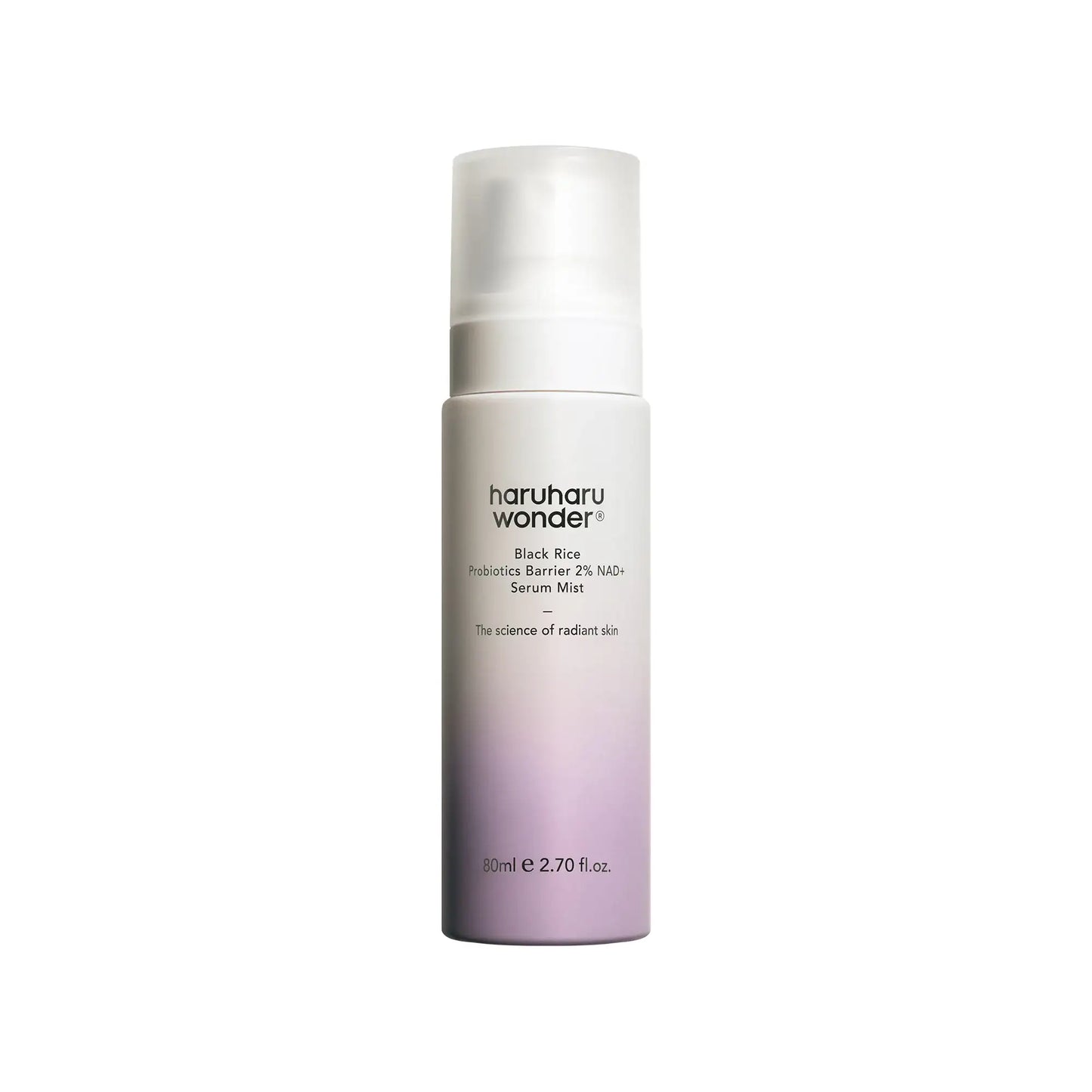 haruharu wonder Black Rice Probiotics Barrier 2% NAD + Serum Mist 80ml Korean beauty product image 1