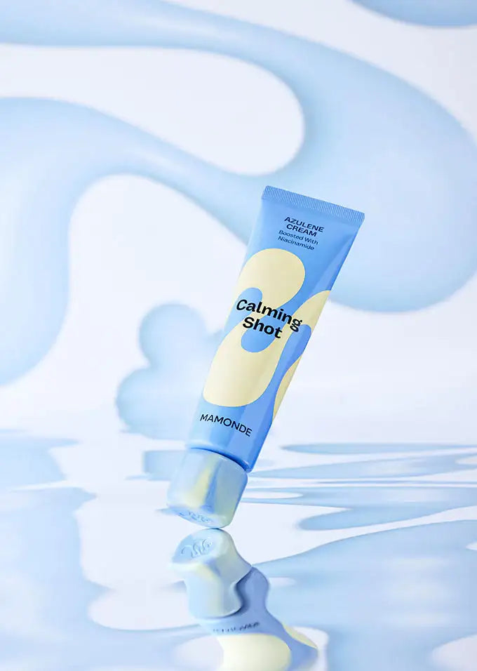 mamonde Calming Shot Azulene Cream 60ml Korean skincare product view 3