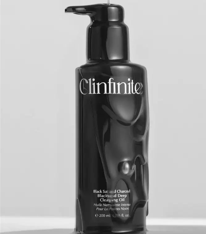 Clinfinite Black Salt & Charcoal Blackhead Deep Cleansing Oil 200ml Korean cleansing product image 4