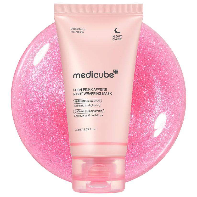 Medicube PDRN Pink Caffeine Overnight Wrapping Mask 75ml Korean skincare product view 1