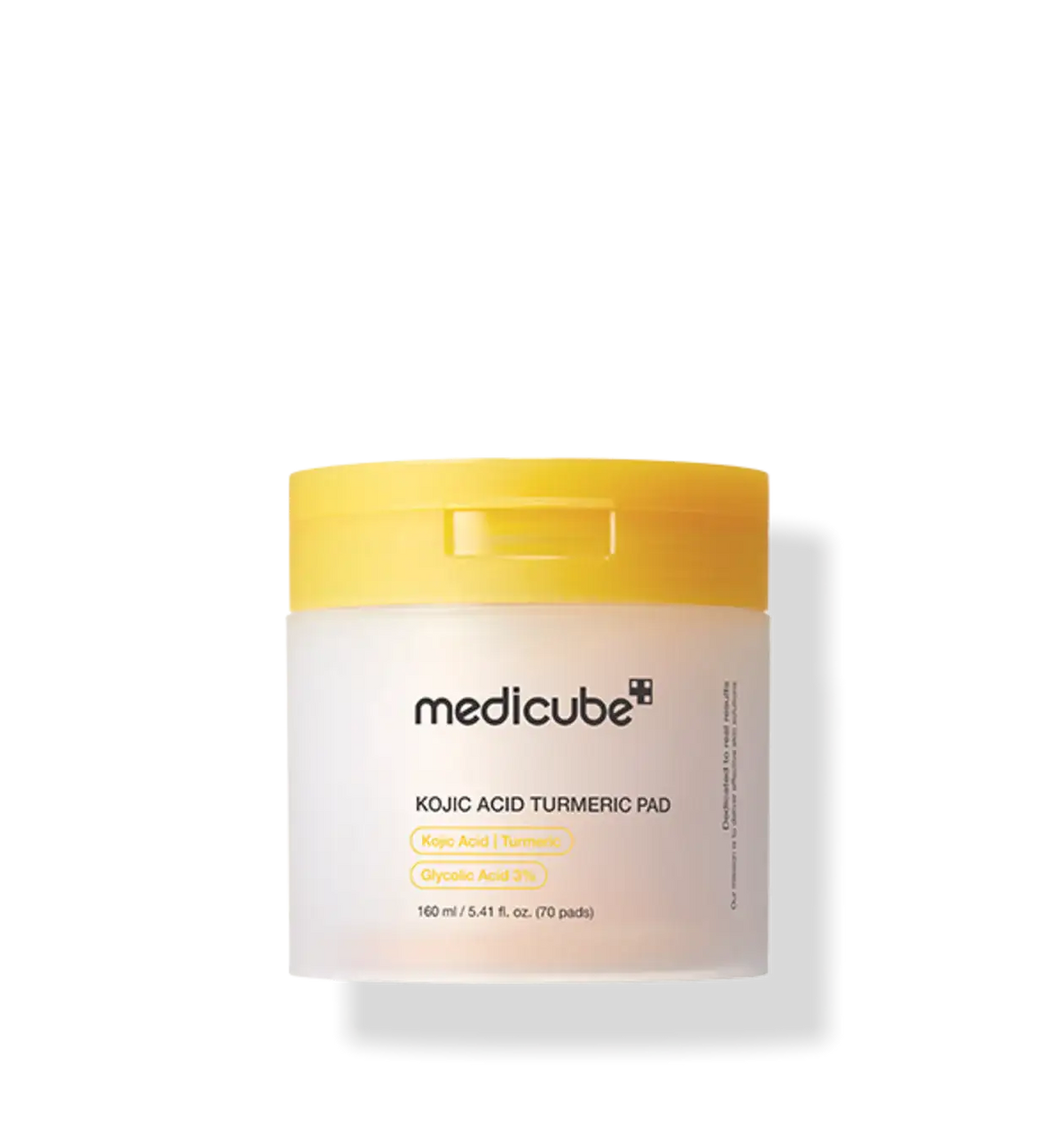 Medicube Kojic Acid Tumeric Toner Pad 70pcs Korean skincare product view 1