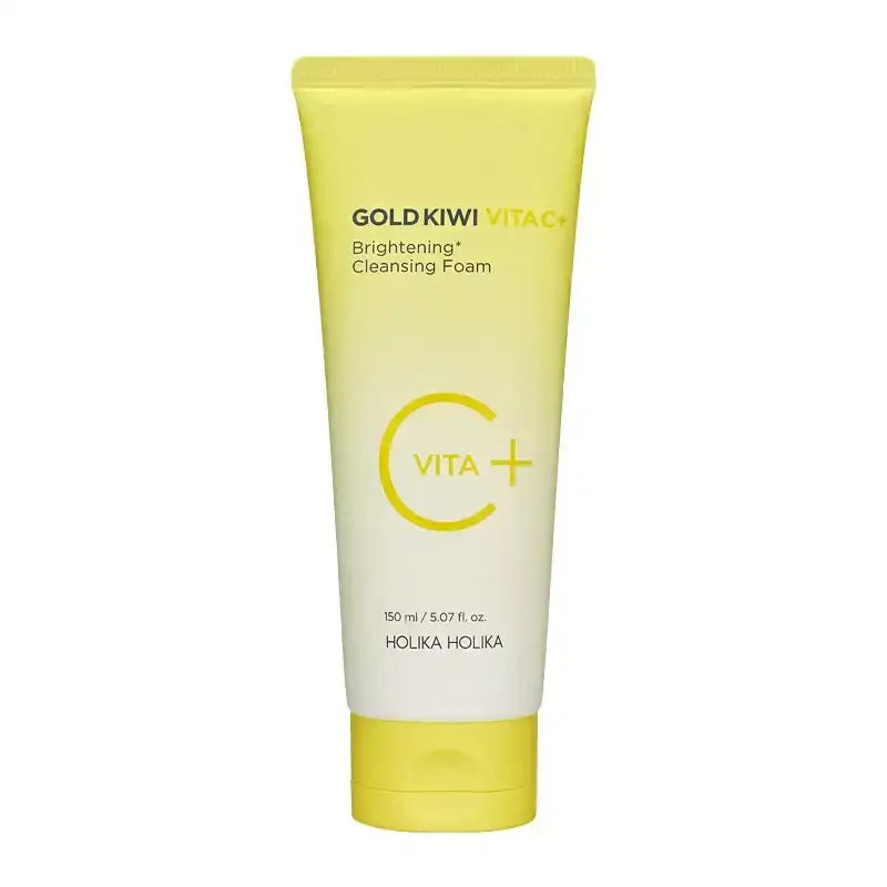 Holika Holika Gold Kiwi Vita C Plus Brightening Cleansing Foam 150ml Korean beauty product image 1