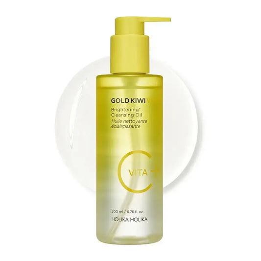 Holika Holika Gold Kiwi Vita C Plus Brightening Cleansing Oil 200ml Korean beauty product image 2
