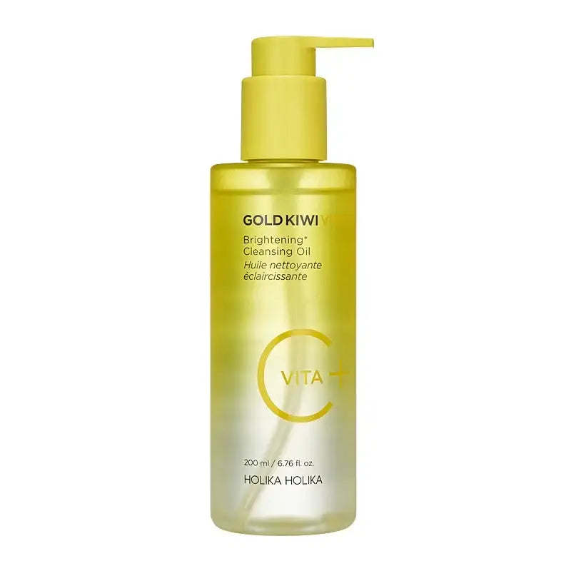 Holika Holika Gold Kiwi Vita C Plus Brightening Cleansing Oil 200ml Korean beauty product image 1