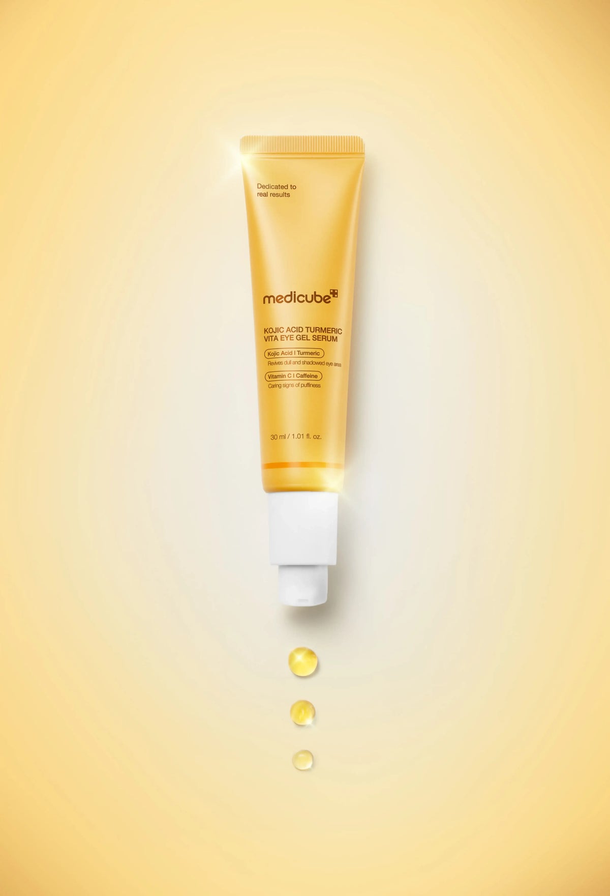 Medicube Kojic Acid Turmeric Vita Eye Gel Serum 30ml Korean skincare product view 3