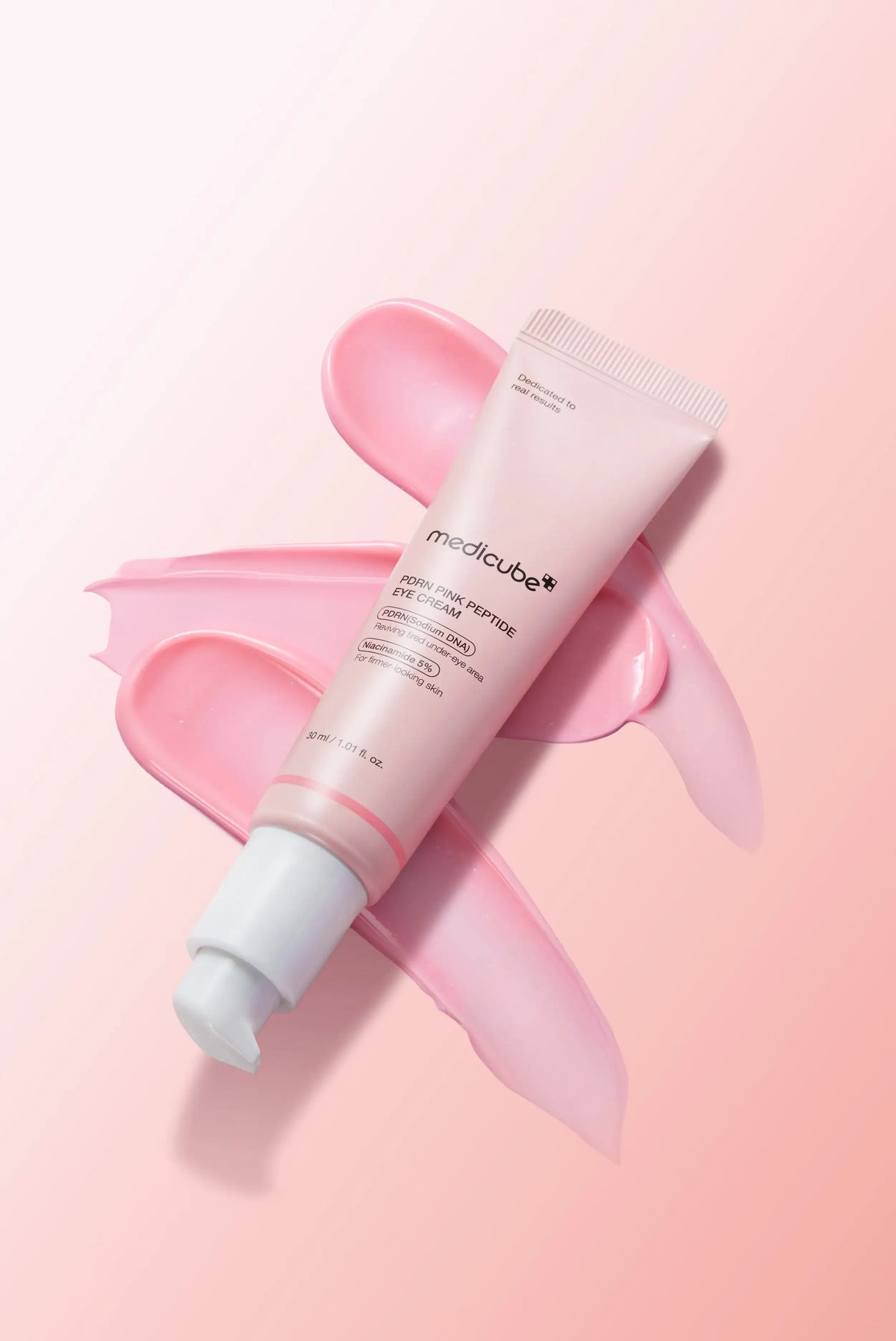 Medicube PDRN Pink Peptide Eye Cream 30ml Korean skincare product view 3