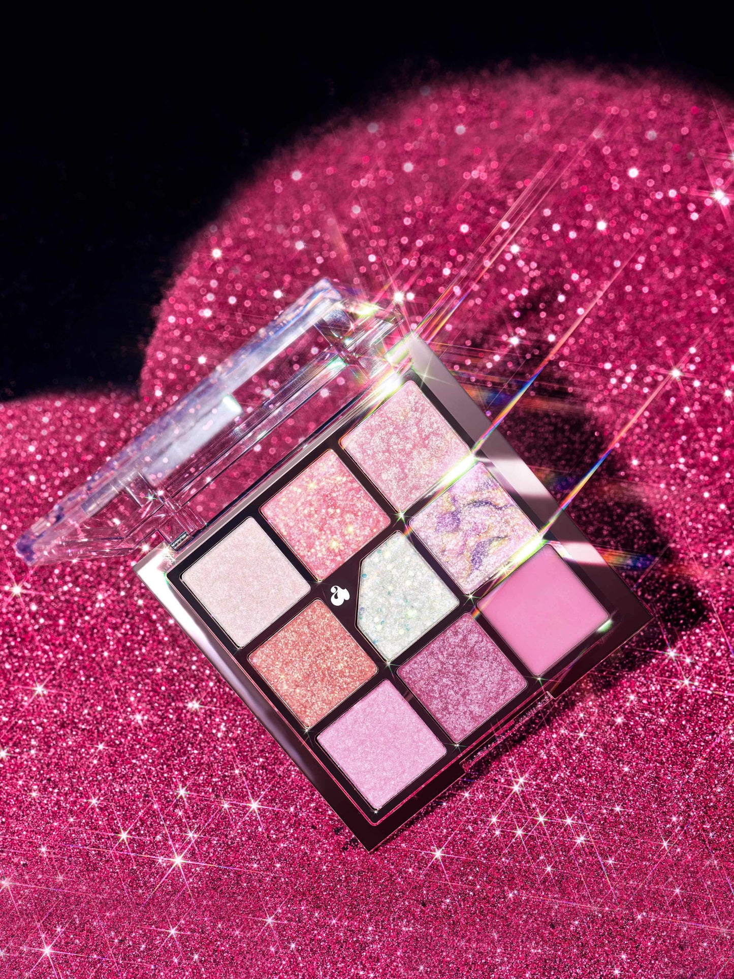 Unleashia Glitterpedia No.9 All of Pink Glitter Korean Pink Glitter Eye Palette product image 3