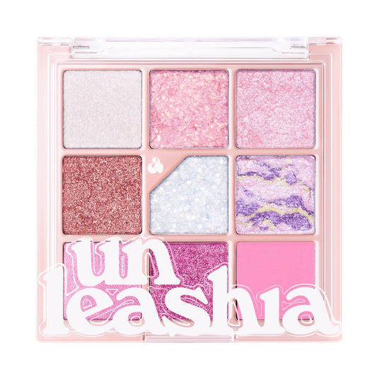 Unleashia Glitterpedia No.9 All of Pink Glitter Korean Pink Glitter Eye Palette product image 2