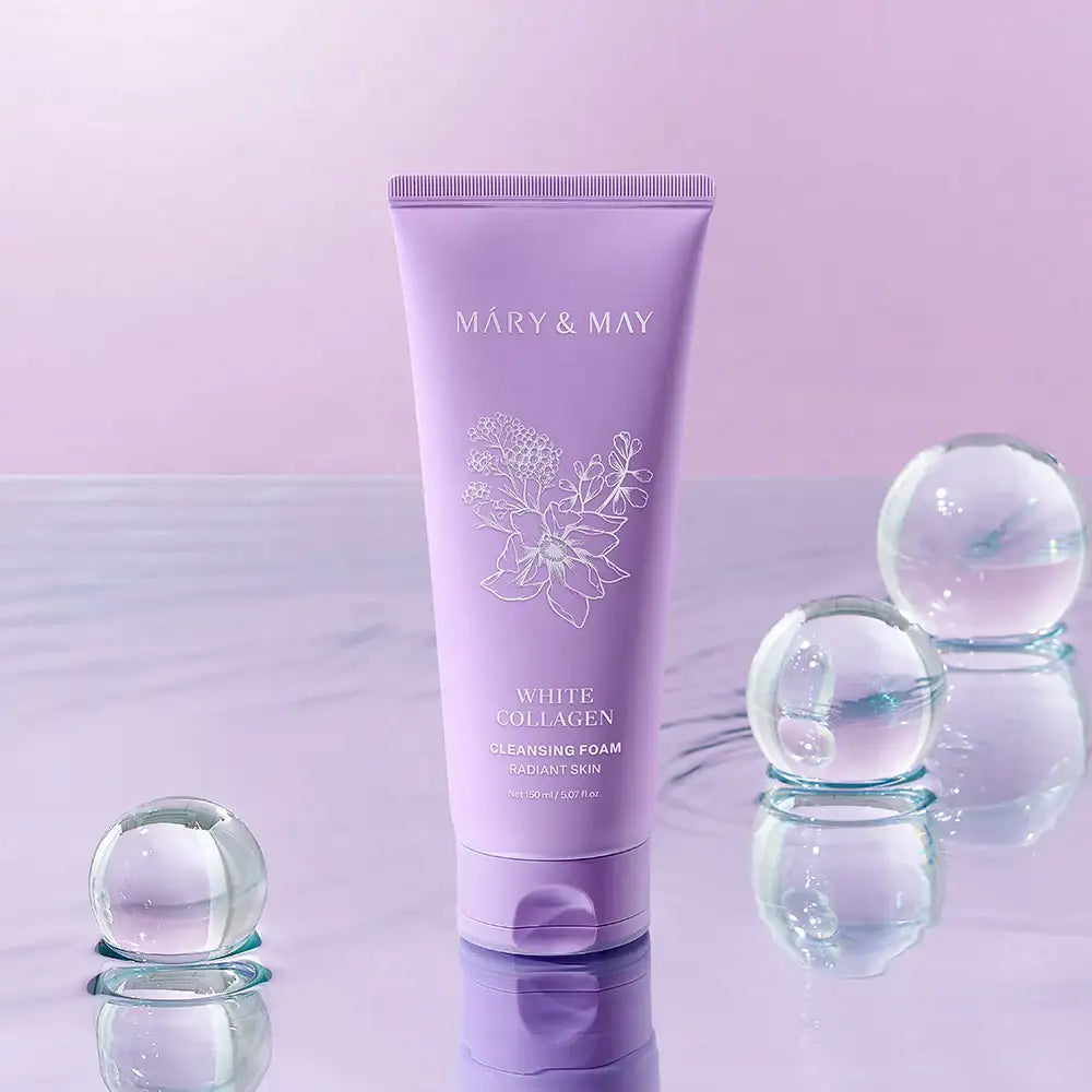Mary&May White Collagen Cleansing Foam 150ml Korean product view 3