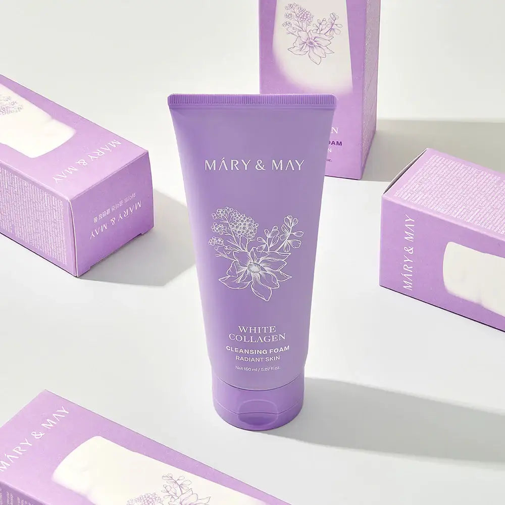Mary&May White Collagen Cleansing Foam 150ml Korean product view 4