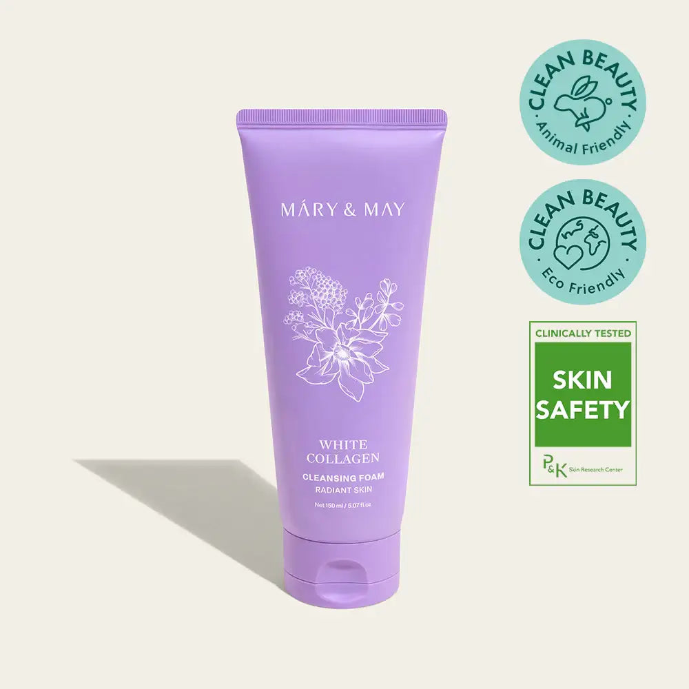 Mary&May White Collagen Cleansing Foam 150ml Korean product view 1