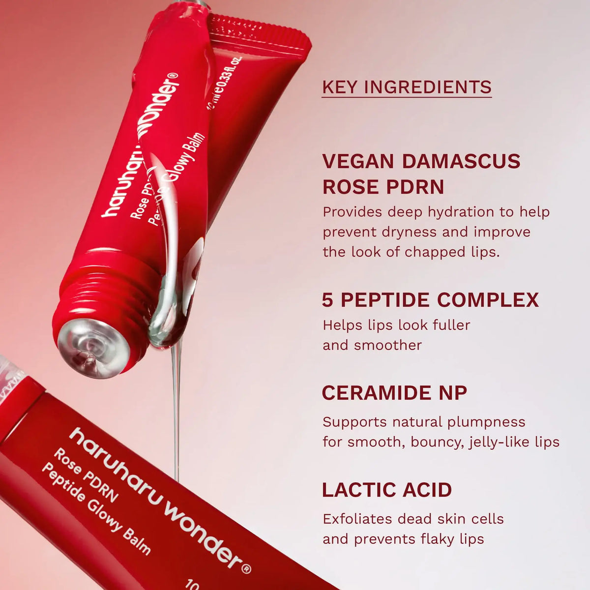 haruharu wonder Rose PDRN Peptide Glowy Balm 10ml Korean beauty product image 4