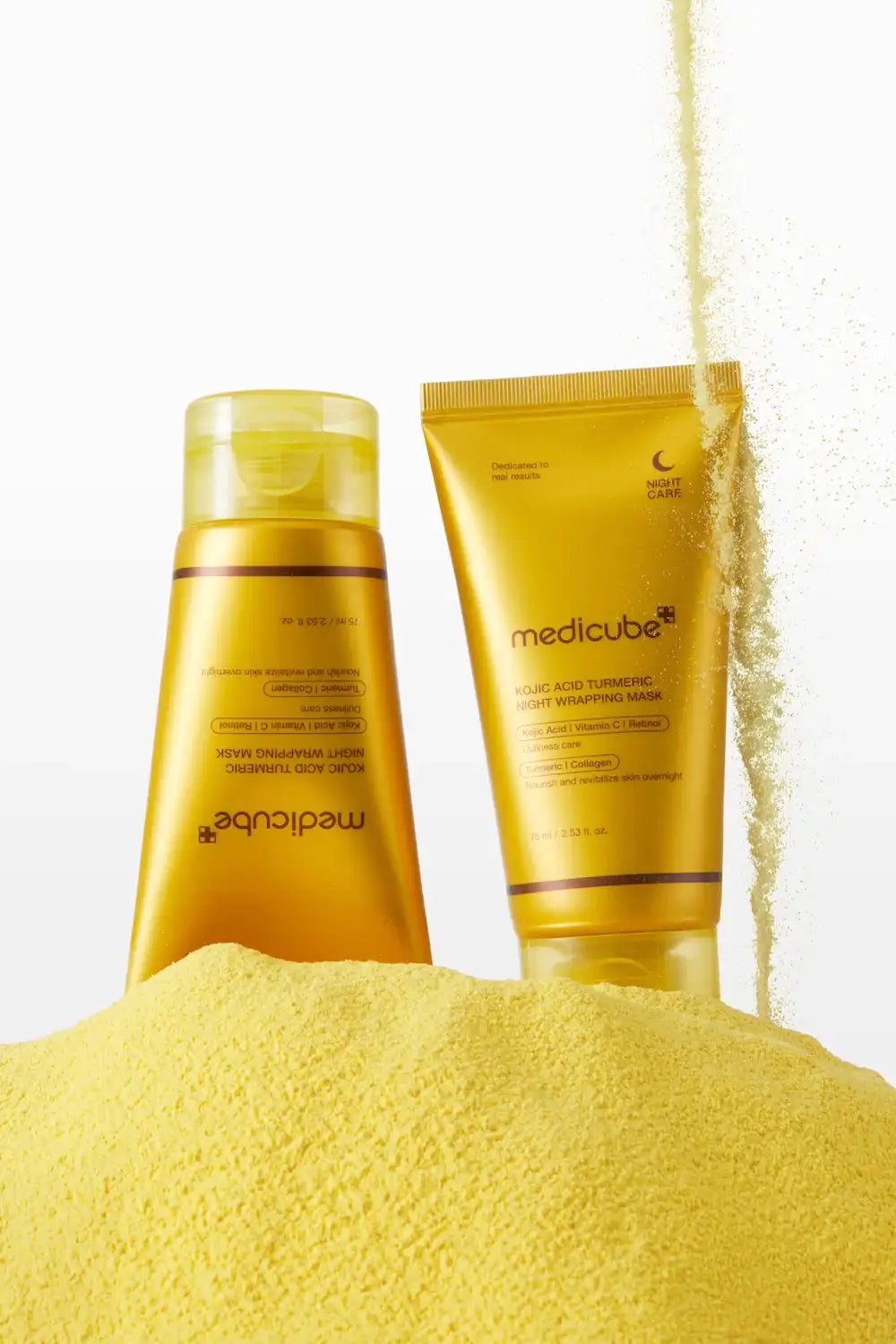 Medicube Kojic Acid Turmeric Night Wrapping Mask 75ml Korean skincare product view 3