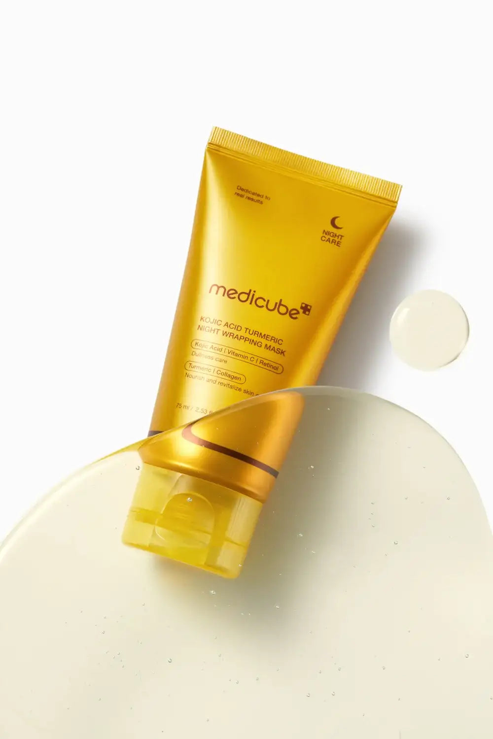 Medicube Kojic Acid Turmeric Night Wrapping Mask 75ml Korean skincare product view 4