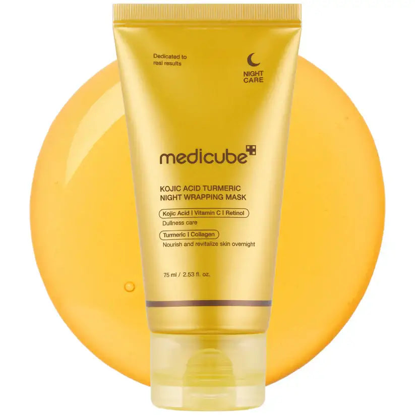 Medicube Kojic Acid Turmeric Night Wrapping Mask 75ml Korean skincare product view 2