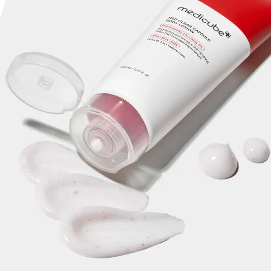 Medicube Red Clear Capsule Body Lotion 230ml Korean skincare product view 2