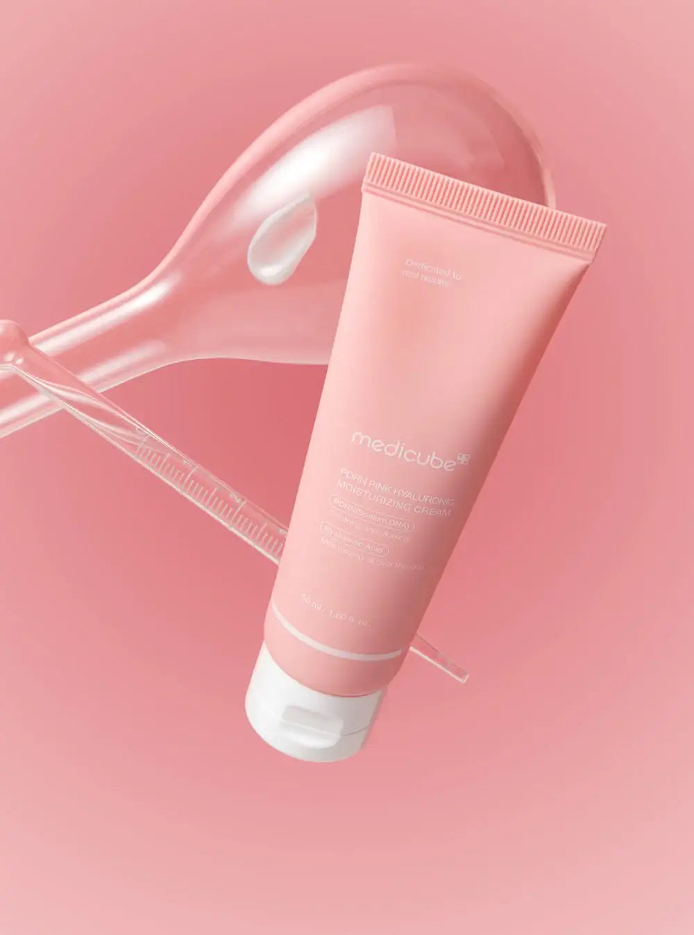 Medicube PDRN Pink hyaluronic moisturizing Cream 50ml Korean skincare product view 6