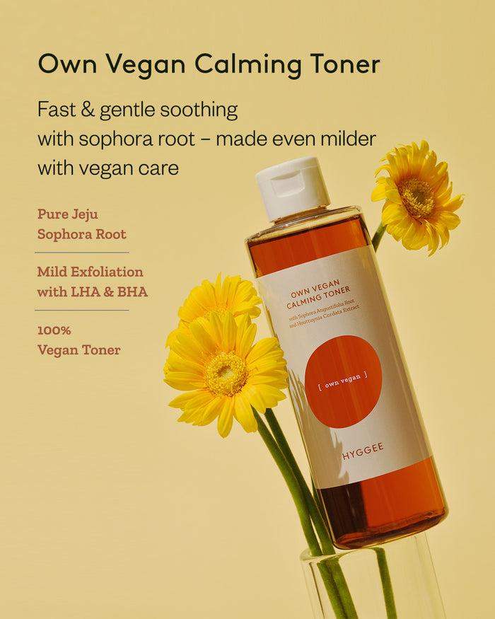 Hyggee Own Vegan Calming Toner 250ml Korean beauty product image 2