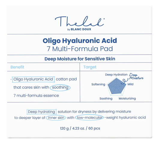 THE LAB by BLANC DOUX Oligo Hyaluronic Acid 7 Multi-formula Pad 120g Korean beauty product image 2