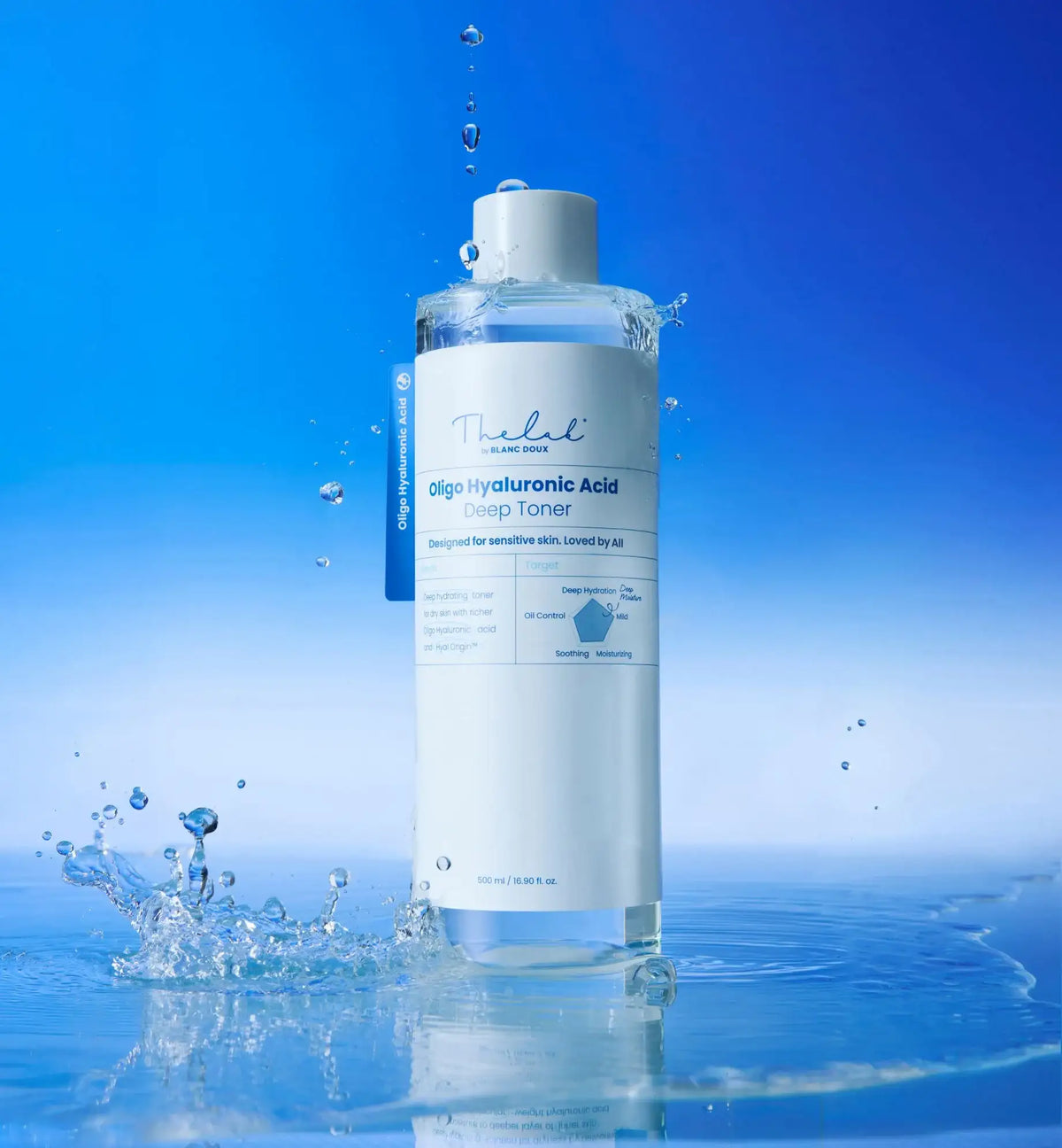 THE LAB by BLANC DOUX Oligo Hyaluronic Acid Deep Toner 500ml Korean beauty product image 3