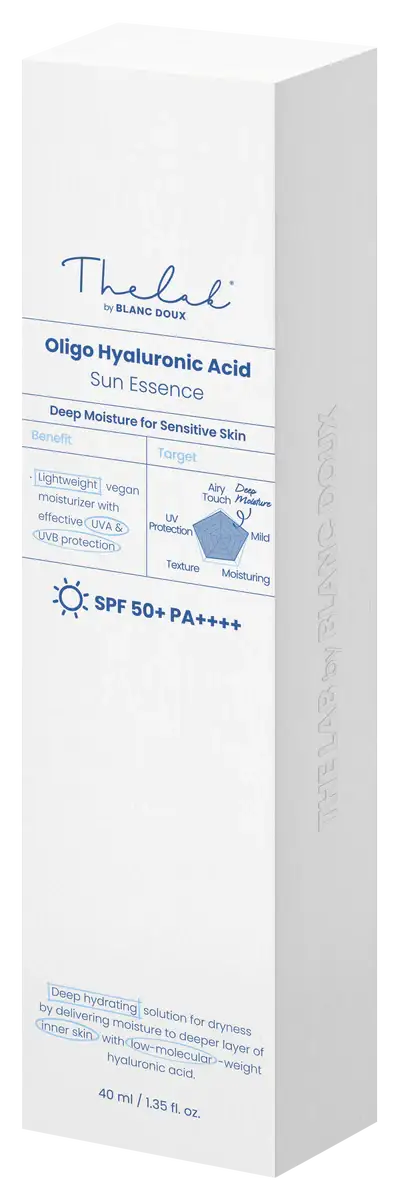 THE LAB by BLANC DOUX Oligo Hyaluronic Acid Sun Essence 40ml Korean beauty product image 2