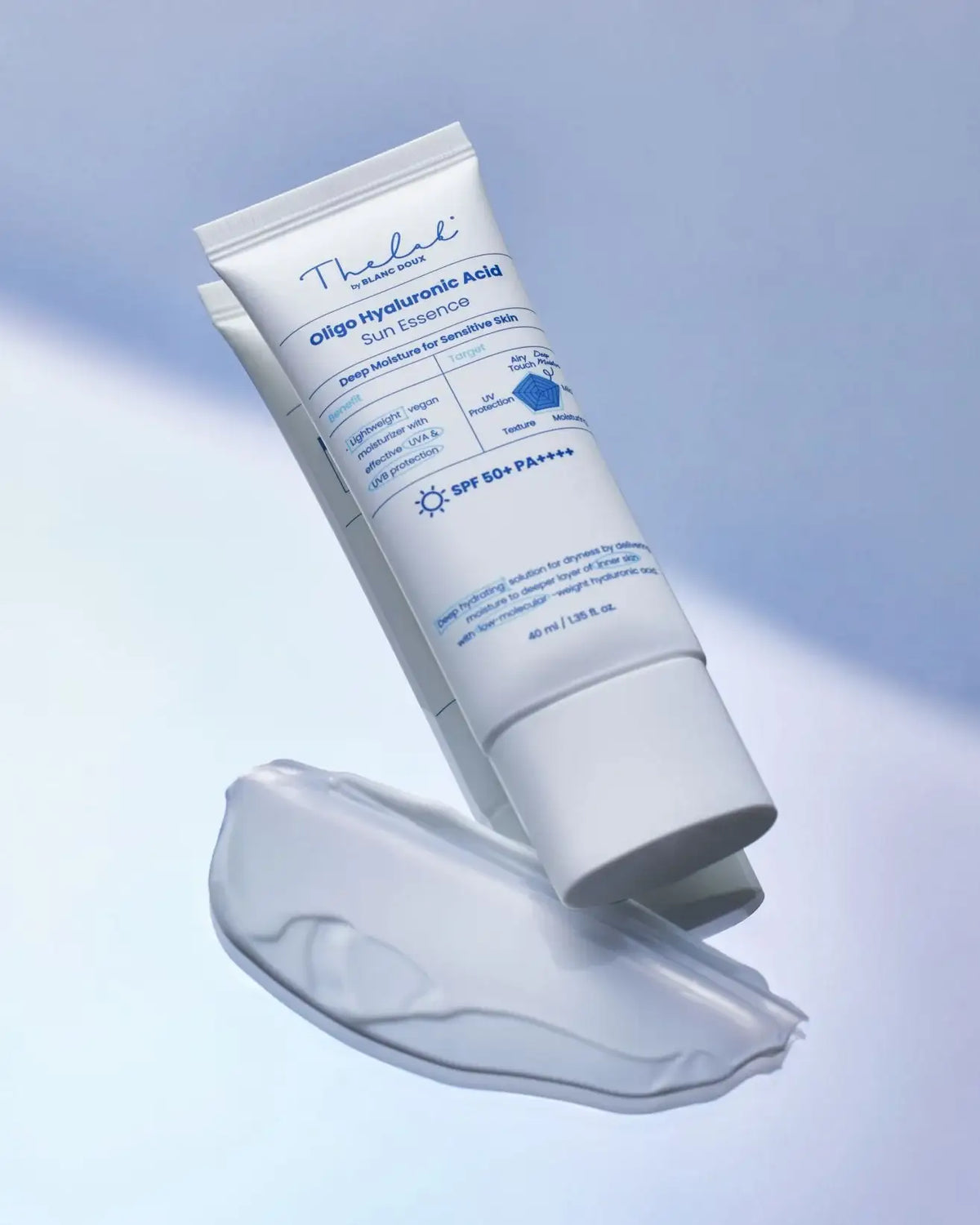 THE LAB by BLANC DOUX Oligo Hyaluronic Acid Sun Essence 40ml Korean beauty product image 4