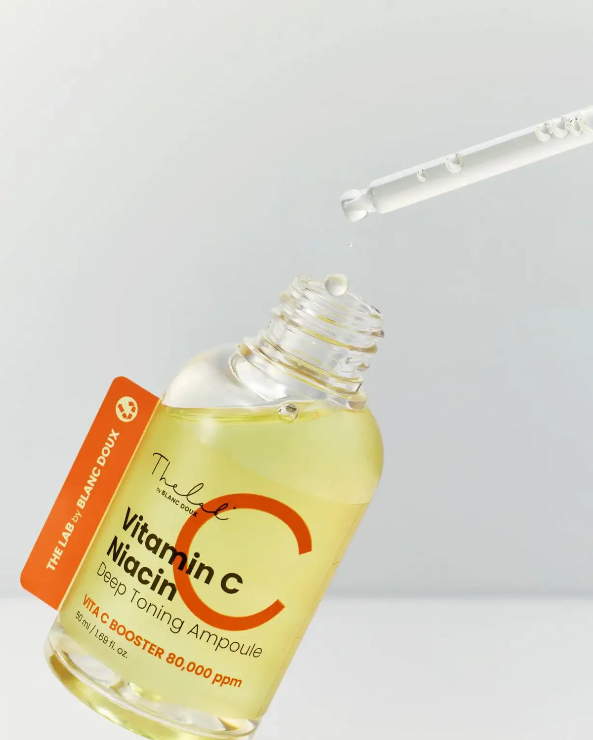 THE LAB by BLANC DOUX Vitamin C Niacin Deep Toning Ampoule 50ml Korean beauty product image 5