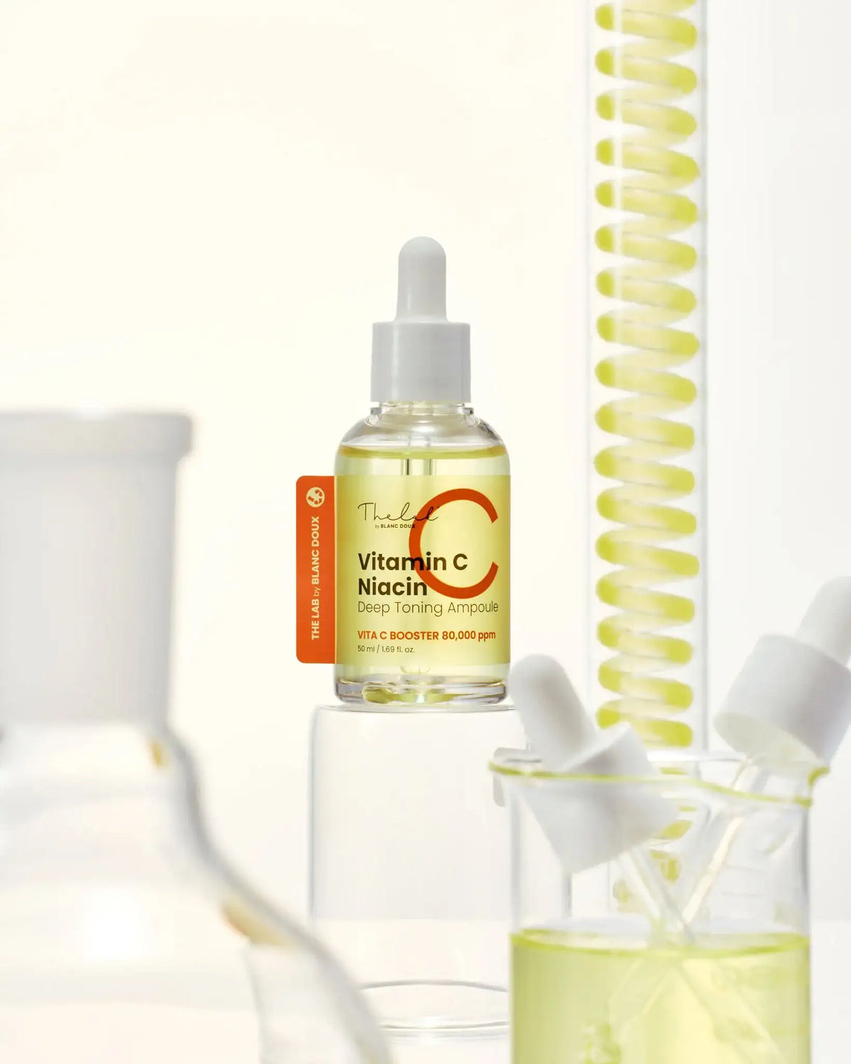 THE LAB by BLANC DOUX Vitamin C Niacin Deep Toning Ampoule 50ml Korean beauty product image 6