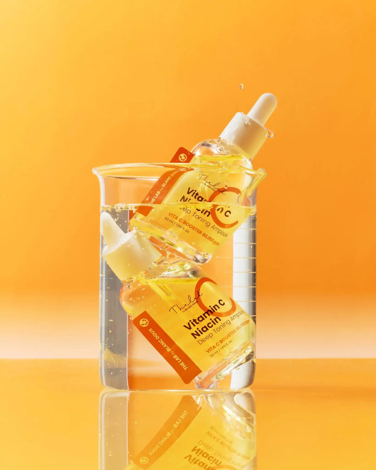 THE LAB by BLANC DOUX Vitamin C Niacin Deep Toning Ampoule 50ml Korean beauty product image 8