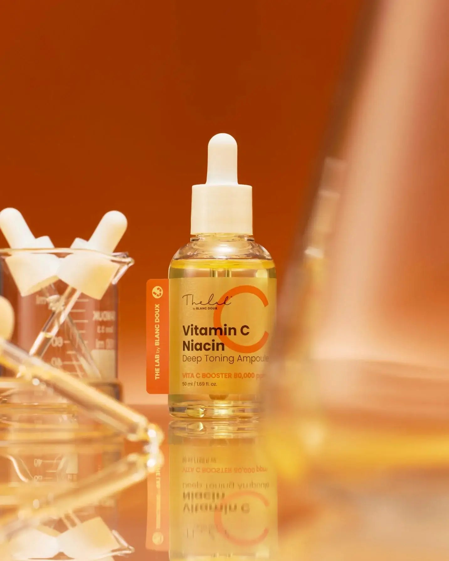 THE LAB by BLANC DOUX Vitamin C Niacin Deep Toning Ampoule 50ml Korean beauty product image 9