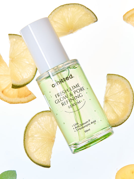 Omitted Fresh Lime Glow & Pore Refining Serum 50ml | Brightening & Pore Minimizing
