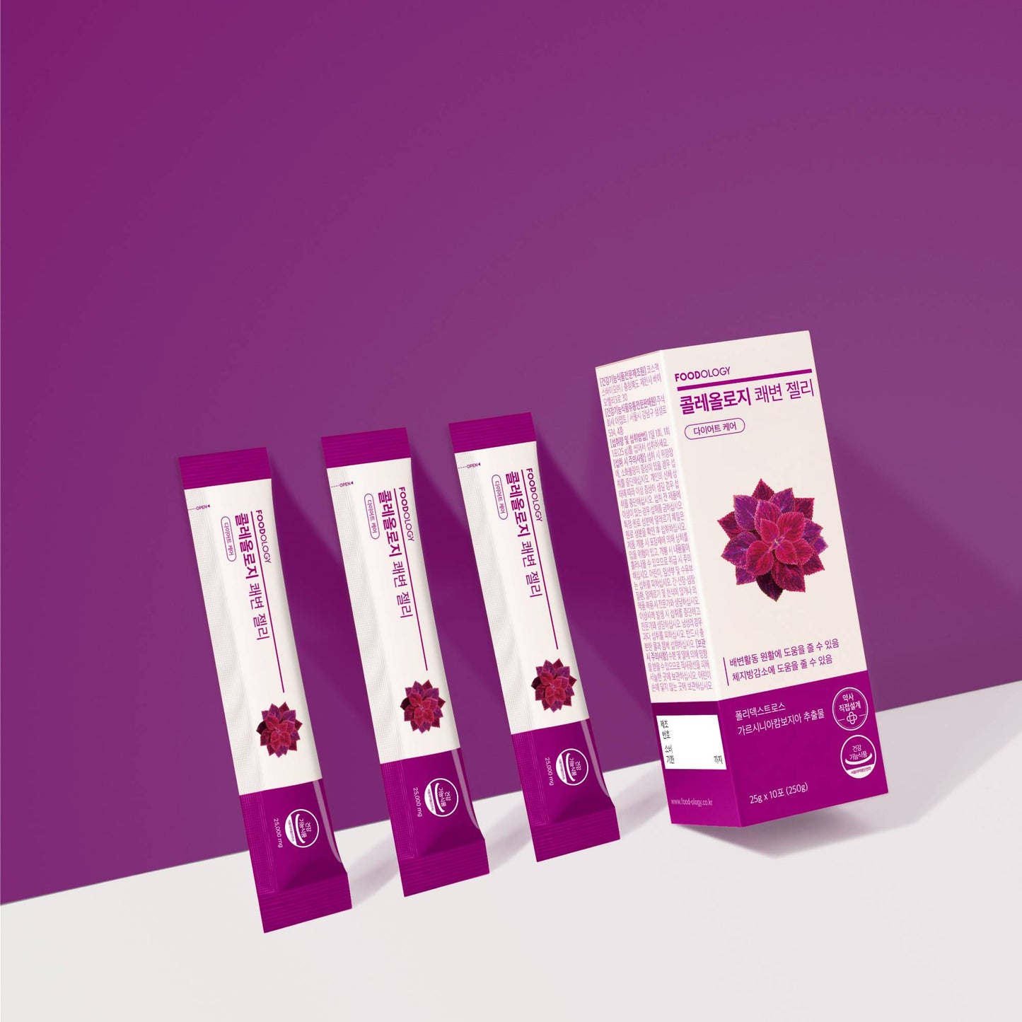 Foodology Coleology Bowel Movement Jelly 25g × 10 Sticks