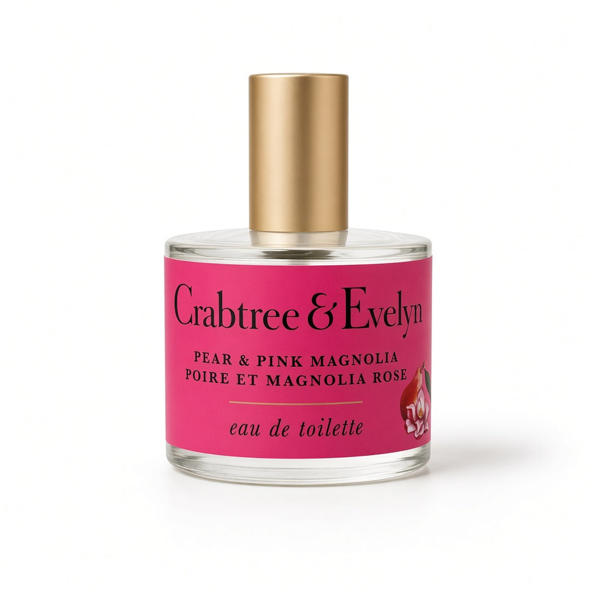 Crabtree & Evelyn Pear & Pink Magnolia EDT 50mL bottle|INT BEAUTE