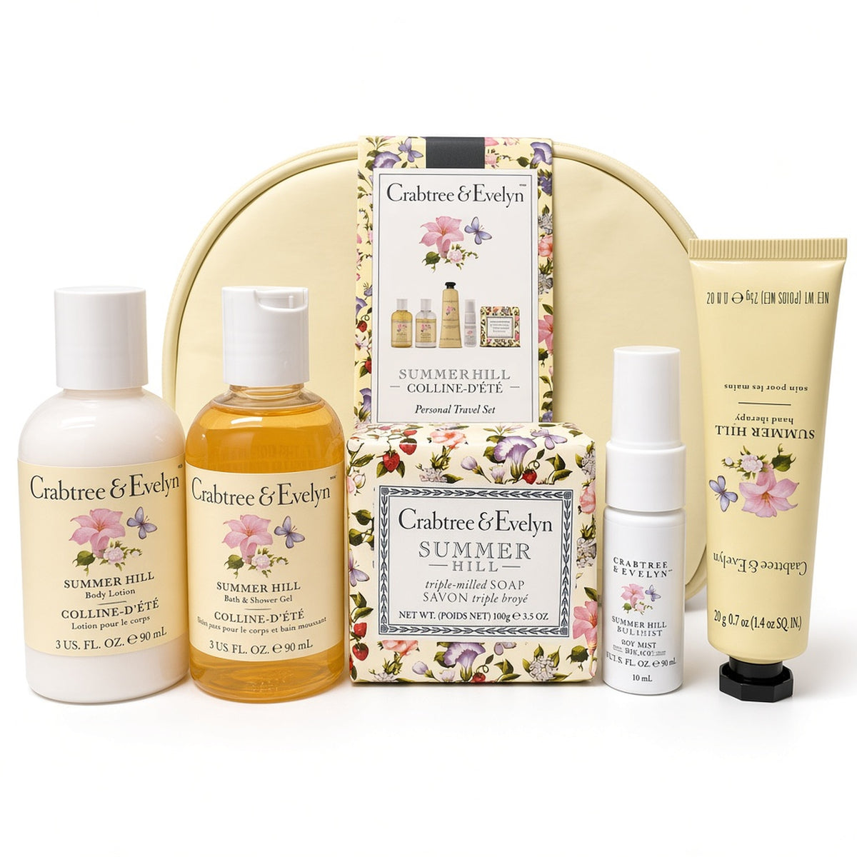 Crabtree & Evelyn Summer Hill Travel Set|INT BEAUTE