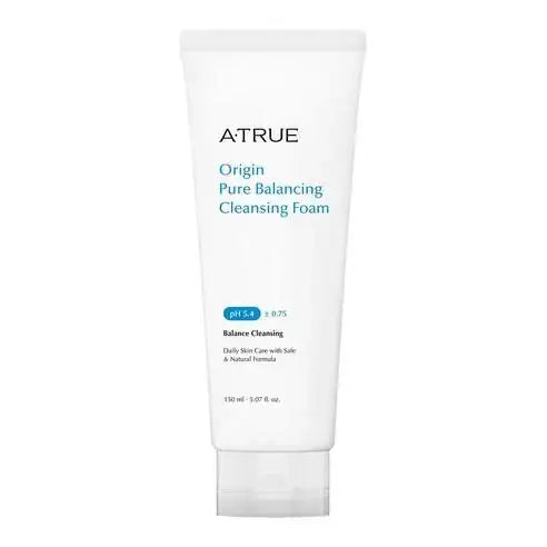 ATRUE Origin Pure Balancing Cleansing Foam – gentle daily skincare with pH 5.4 for radiant, balanced skin