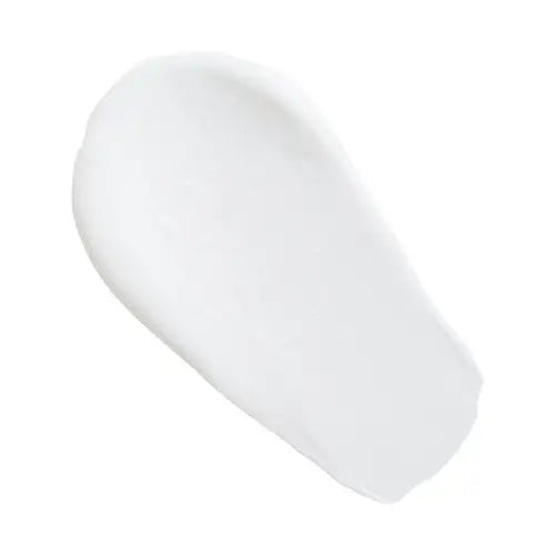 Smooth white skincare cream swatch on clean background for radiant skin routine