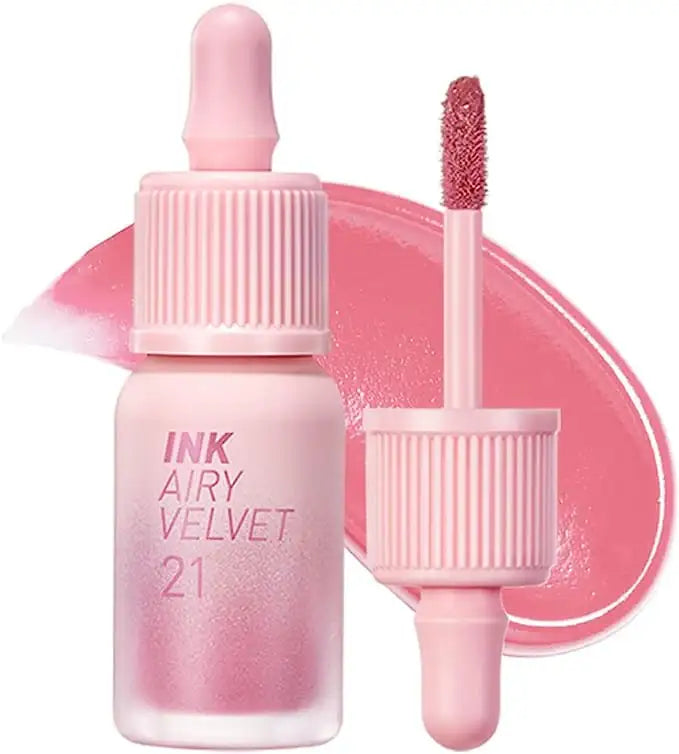 PeriPera Ink Airy Velvet #21 Fluffy Peach Korean lip tint product view 1
