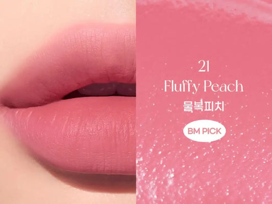 PeriPera Ink Airy Velvet #21 Fluffy Peach Korean lip tint product view 2