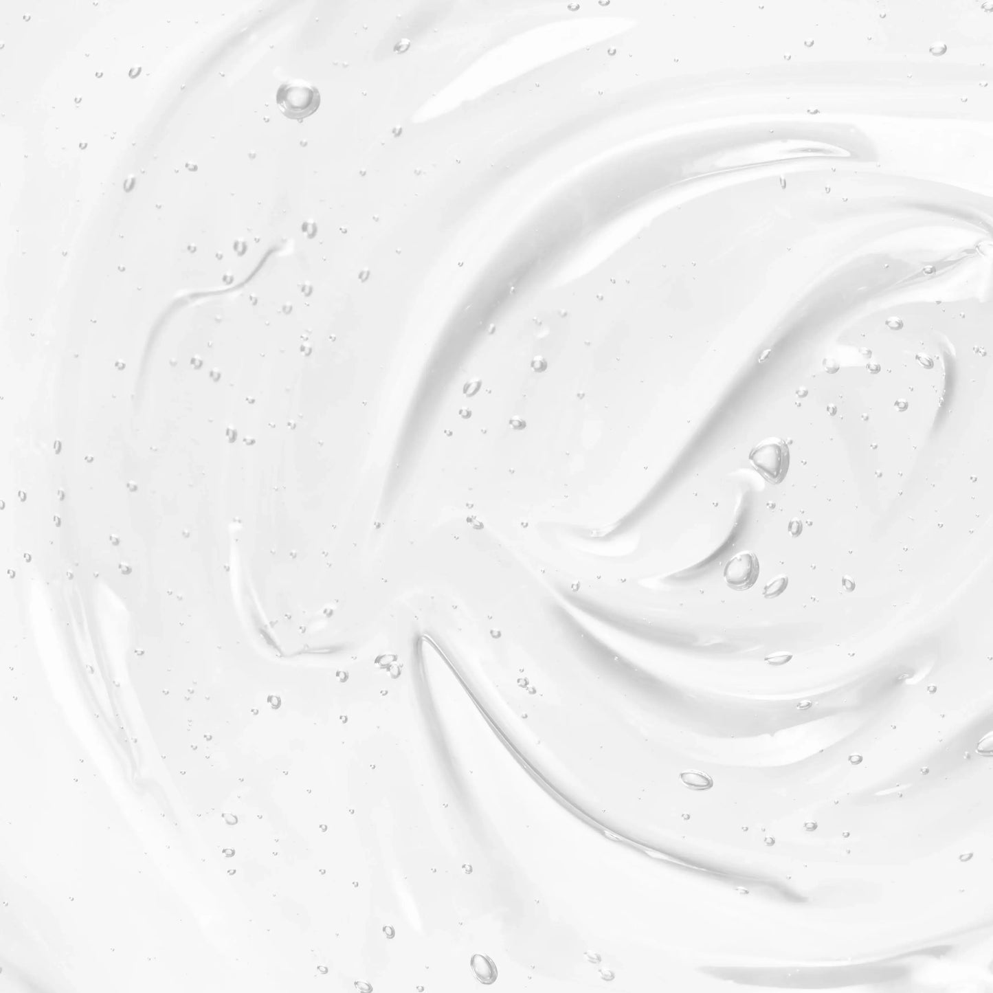 Smooth, hydrating skincare gel with bubbles, ideal for radiant, healthy skin routines.