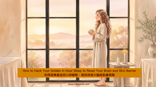 How to Hack Your Golden 4-Hour Sleep to Reset Your Brain and Skin Barrier | 利用夜晚黃金睡眠時間，高效修復皮膚屏障與大腦