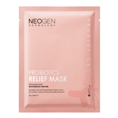 [NeoGen] DERMALOGY PROBIOTICS RELIEF MASK (25ML X 5 SHEETS)