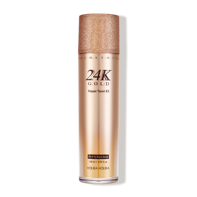 [holikaholika] Prime Youth 24K 黃金修護化妝水 120ml