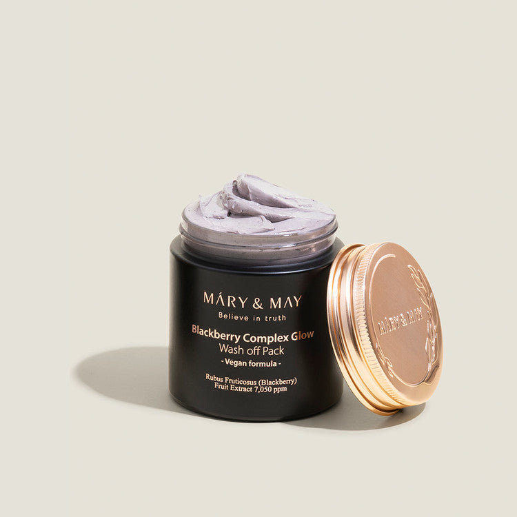 [Mary&May] 黑莓複合煥采沖洗式面膜 125g