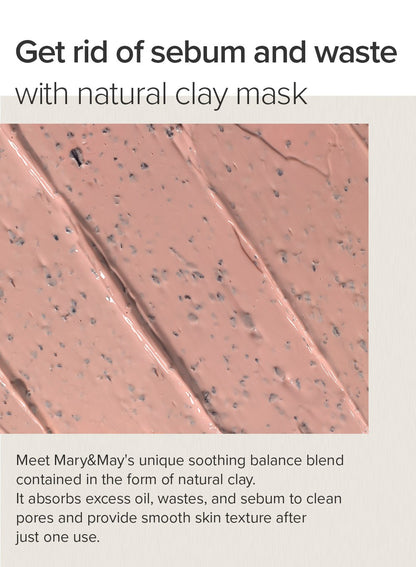 [Mary&May] 玫瑰玻尿酸保濕清洗式面膜 125g