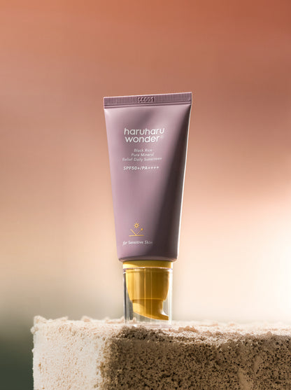 [haruharuwonder] 黑米純粹礦物舒緩無香防曬乳 SPF50+ 50ml