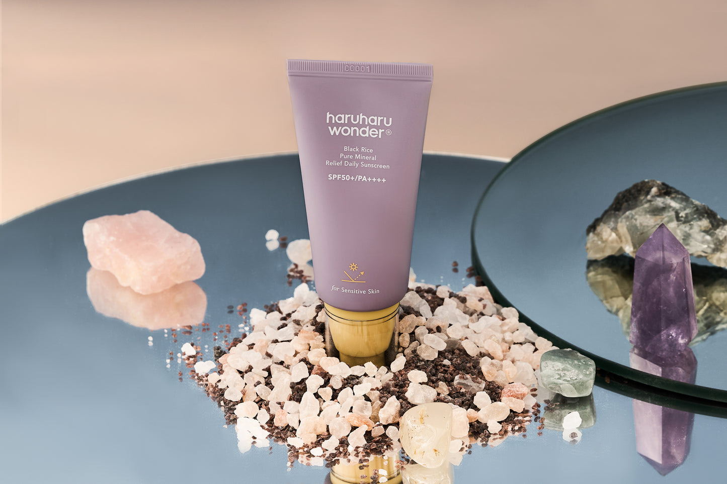 [haruharuwonder] 黑米純粹礦物舒緩無香防曬乳 SPF50+ 50ml