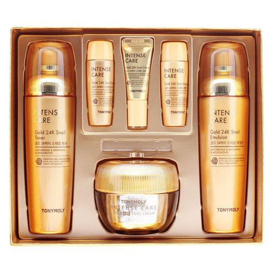[TONYMOLY] 蝸牛24K金修護三件組