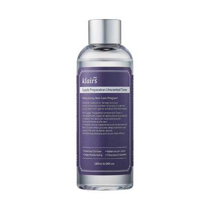 [Dear Klairs] 舒緩保濕無香化妝水 180ml