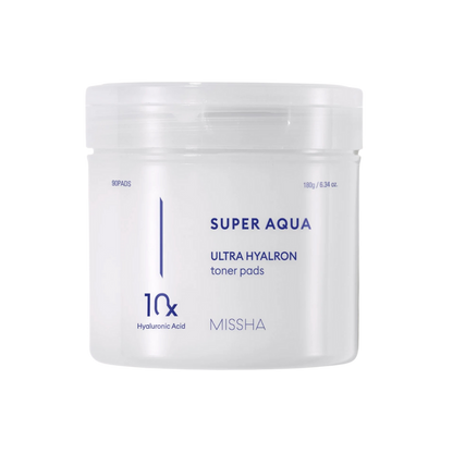 [MISSHA] Super Aqua Ultra Hyalron Toner Pads 180g/ 90pcs
