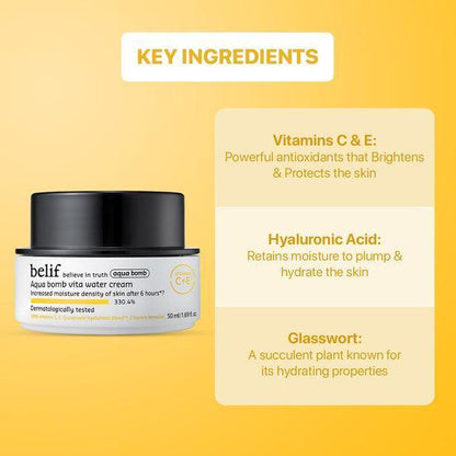 [Belif] Aqua bomb vita water cream 50 ml